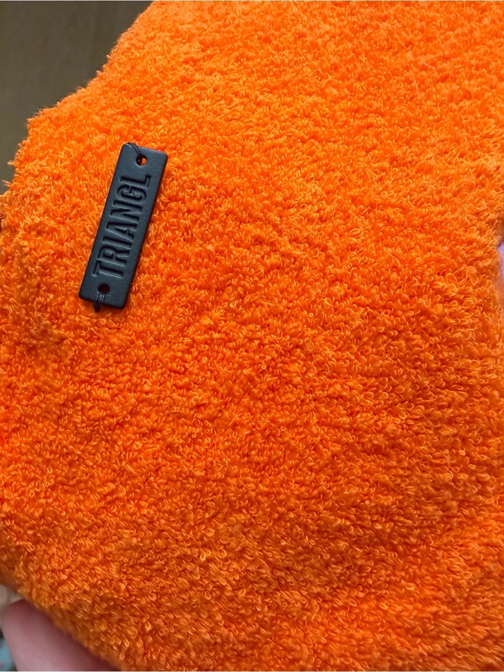 Triangl Swim Orange Terry Swim Top